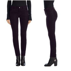 J Brand Super Skinny Corduroy Jeans Blackberry
